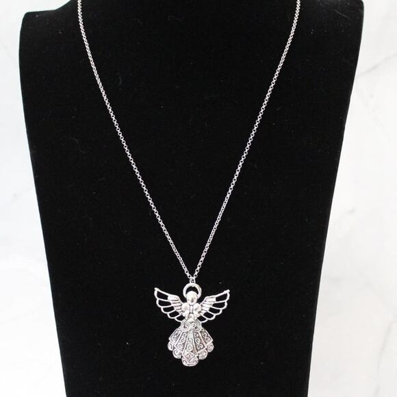 New Angel Silver Necklace N46 - Picture 2 of 4
